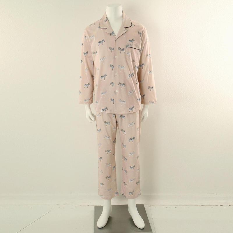 プレミアムコットンゼブラメンズパジャマ メンズ寝間着 SWPA2460MSG