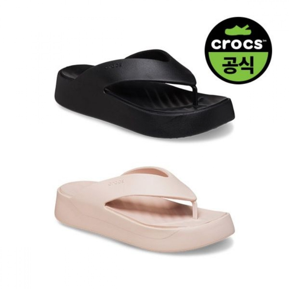 クロックスシューズ クロックス公式女性GETAWAY PLATFORM FLIP 2種から選択 (25SWFP209410)