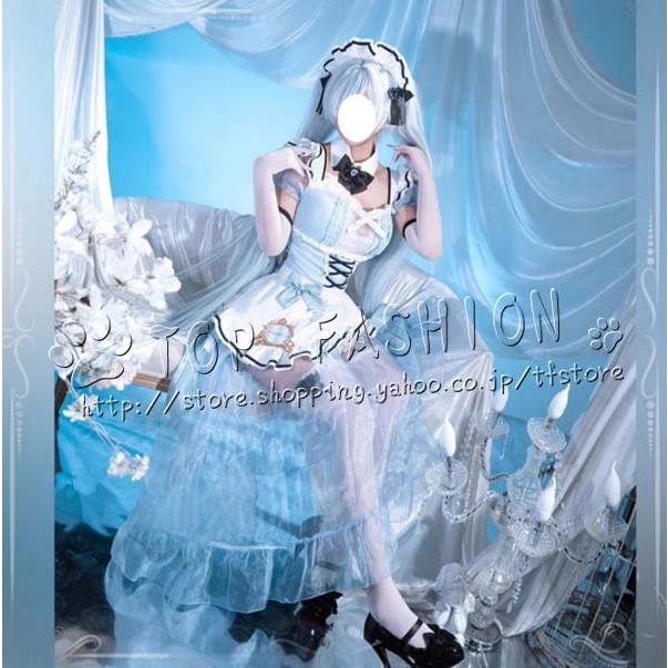 【品質良い 大好評中】勝利の女神　NIKKE　風 シンデレラ メイド服 コスプレ衣装 ウィッグ 靴 道具 cosplay コスチューム ハロウィン クリスマス
