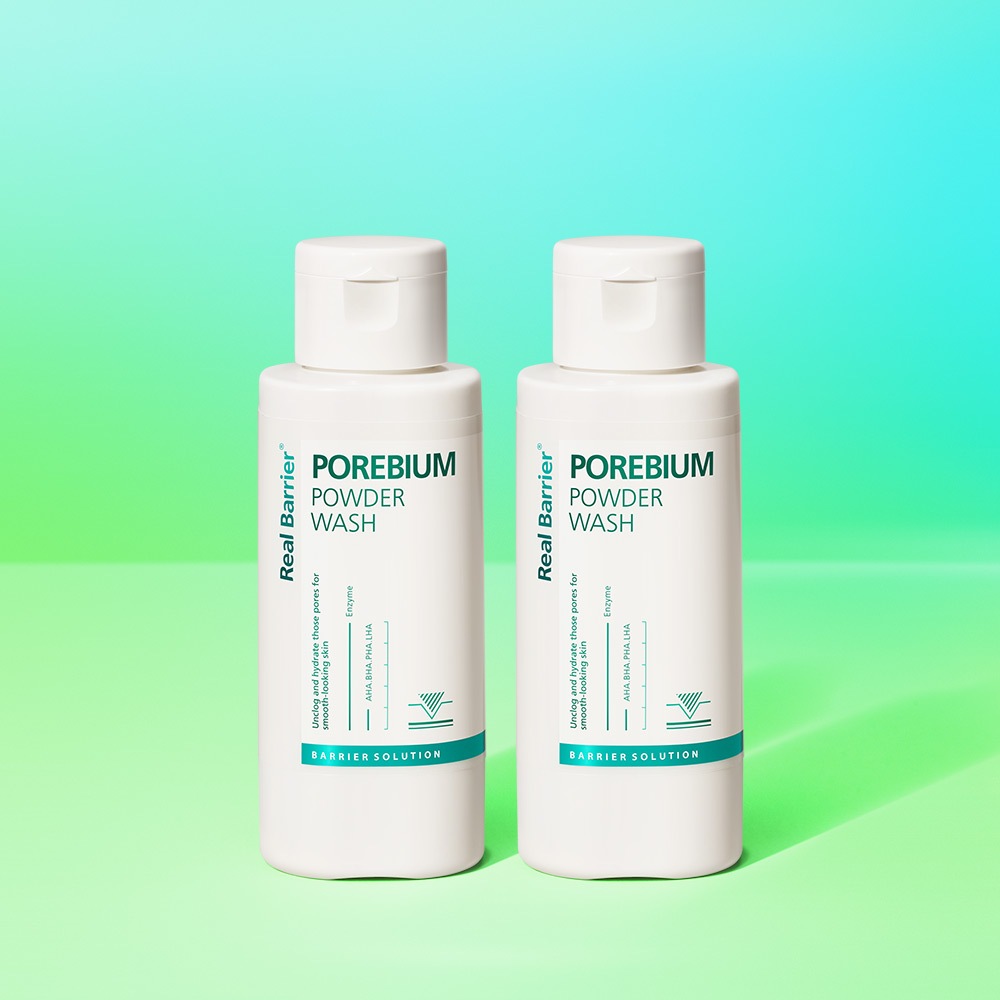 [リアルバリア] [1+1]毛穴空粉パウダーウォッシュ50g