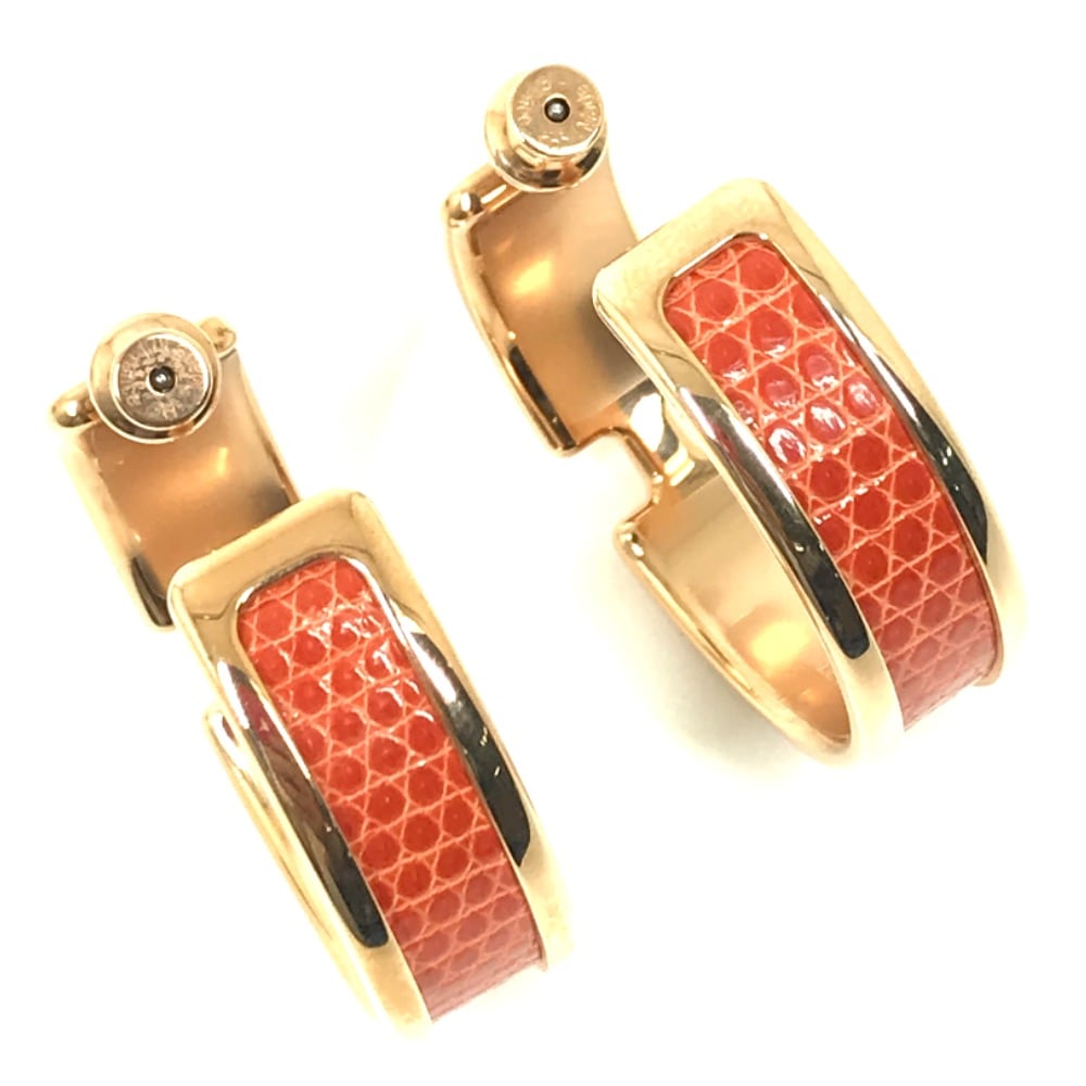 ピアス オランプ アクセサリー フープピアス メタル オレンジ