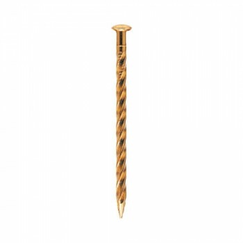 真ちゅう釘 スクリュー 丸頭 13x45 1kg 1583451