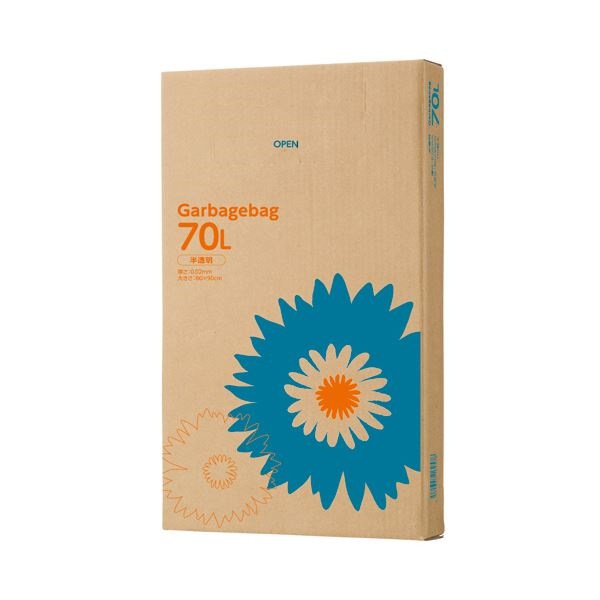 TANOSEE ゴミ袋 半透明 70L 110枚BOX [x10セット] 22,778円