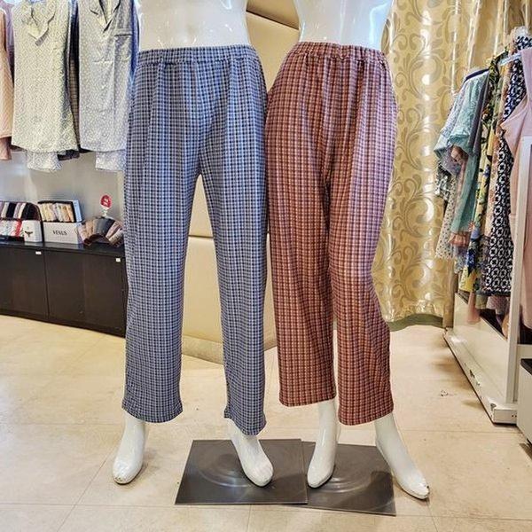 VEP3951M_コートナギモ チェック カップル パジャマパンツ