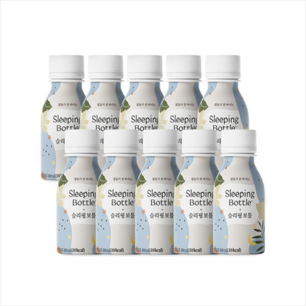 熟睡のための睡眠飲料 スリーピングボトル 100ml 10本 熟睡飲料 リラクシング飲料