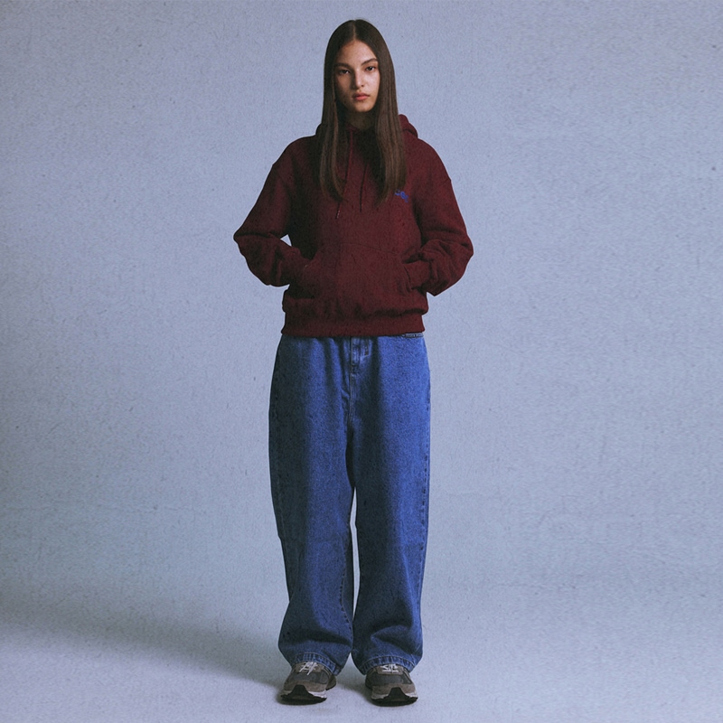 CEC WOMAN HOODIE(BURGUNDY)