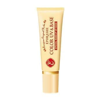 EPORASHE カラーＵＶ＆ベース 30g (イエロー系ベージュ) SPF50＋ PA＋＋＋ 痒くならない 無添加 UV化粧下地 天然顔料で色付け タール系色素不使用 12種類天然潤い成分配合 美容