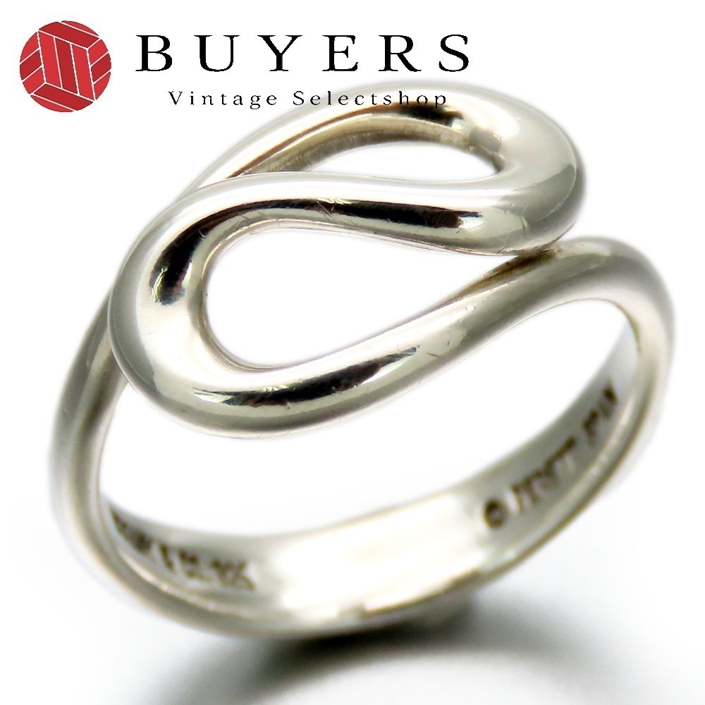 中古 リング・指輪 オープンウェーブ シルバー925 約2.4g シルバー 約＃6.5 エルサペレッティ アクセサリー レディース 女性