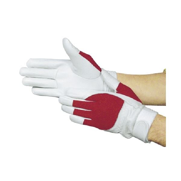 （まとめ）富士グローブ F-505 レッド L 5880 1双 [x3セット]