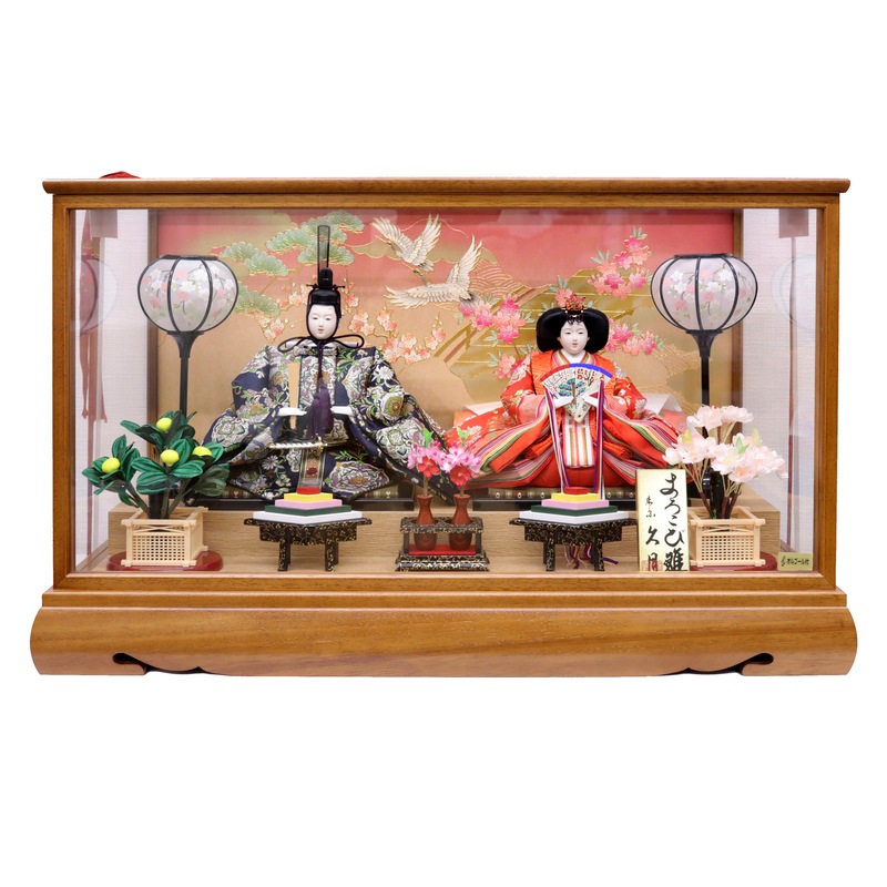 東京久月 よろこび雛 ケース入り(オルゴール付)