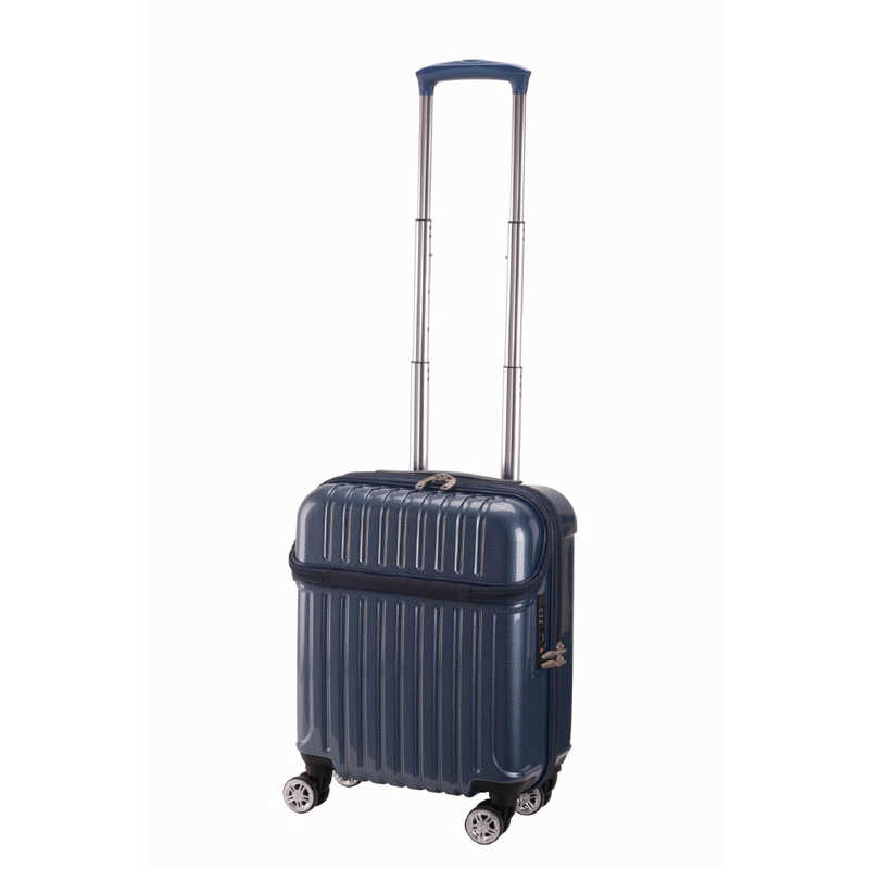 協和　ACTUSトップストップオープン ジッパーハード コインロッカーサイズ BLカーボン [TSAロック搭載 /24 (L) /1泊～2泊]　74-20472