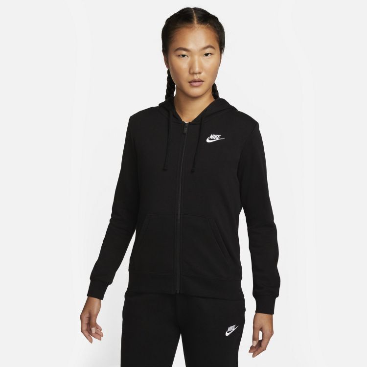 レディース 長袖Tシャツ ウィメンズ NSW クラブ フリース フルジップ L/S フーディ ST DQ5472-010