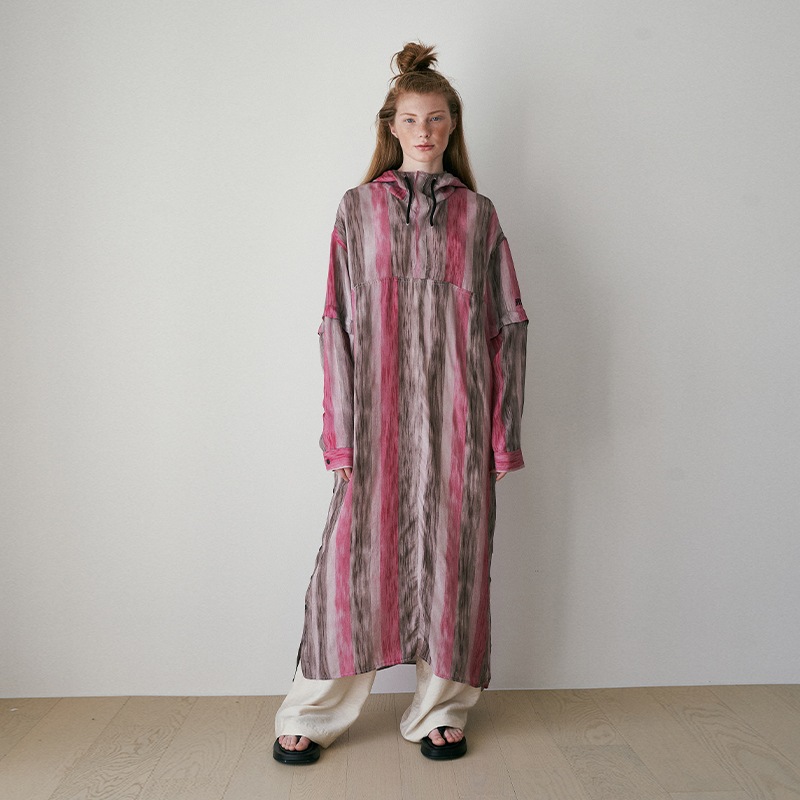 convert hoodie poncho pink