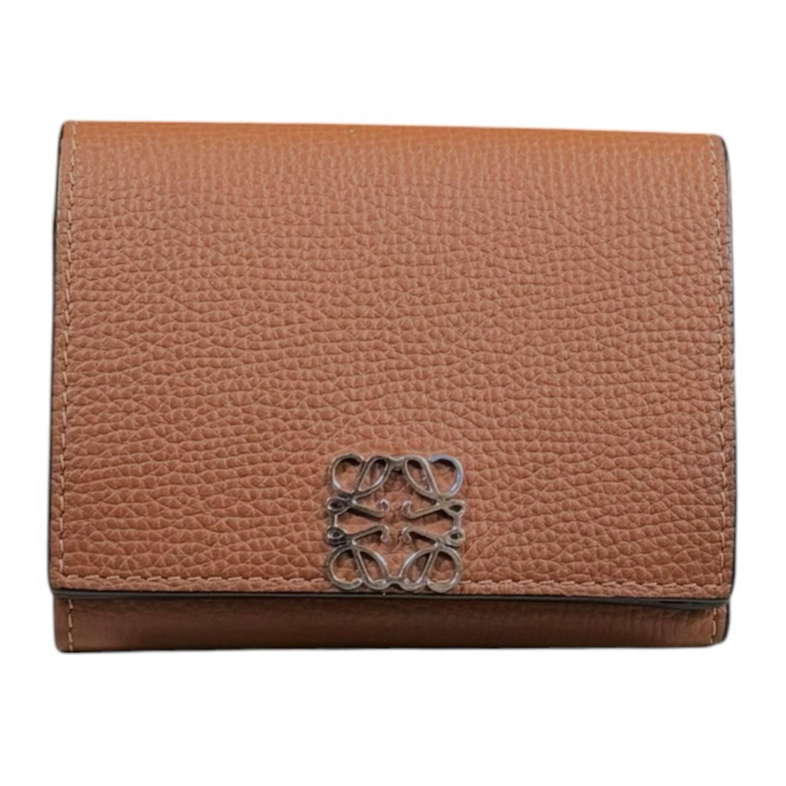 ロエベ トライフォールドウオレット アナグラム 長財布 C821TR2X02 LOEWE 中古 美品