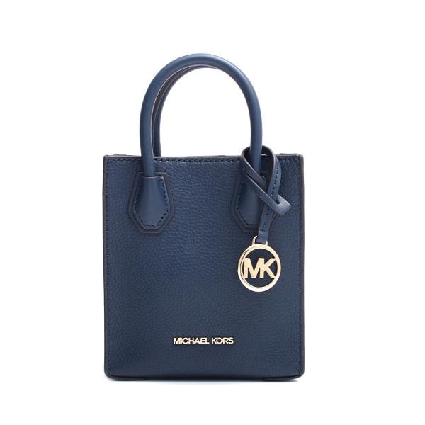 マイケルコース MICHAEL KORS MERCER XS NS SHOPPER XBODY LEATHER ショルダーバッグ 35S1GM9T0L-NAVY レディース ネイビーショルダーバッグ