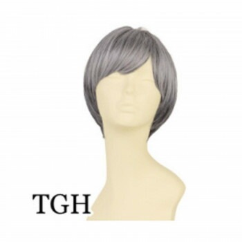 プリシラ 帽子ウィッグリラックスショート 耐熱 グレイヘア BO-01-TGH