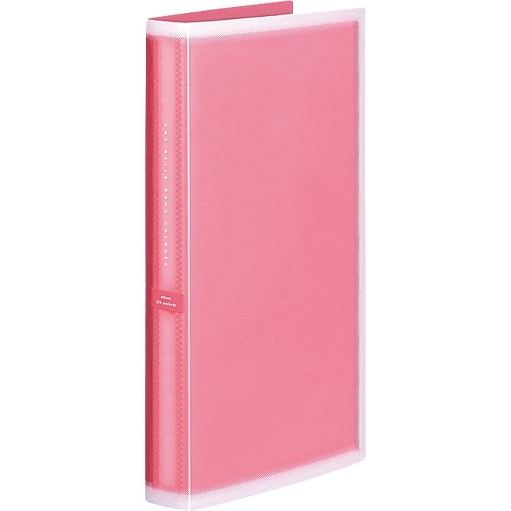 （まとめ買い）ポシェットアルバム コロレー A4 スリム L判 300枚 ピンク ア-NPV30P [x3]