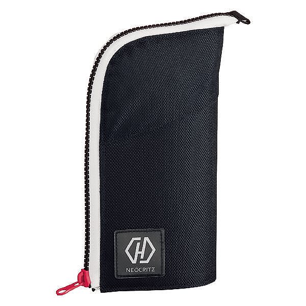 （まとめ買い）ツールペンケース ネオクリッツ ハイル ブラックxレッド F-VBF220-1 [x3]