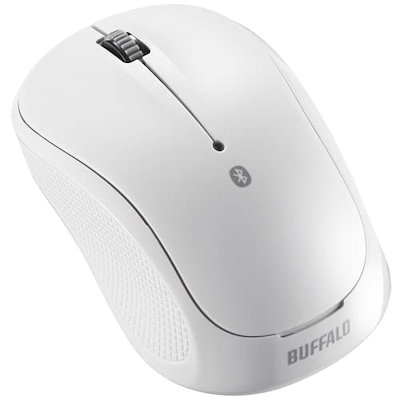 他サイト： バッファロー Bluetooth IR LED 3ボタン マウス ホワイト Windows/Mac/Chrome/Android/iOS/iPadOS対応 電池長寿命最大490日 軽量 BSMRB05の商品画像