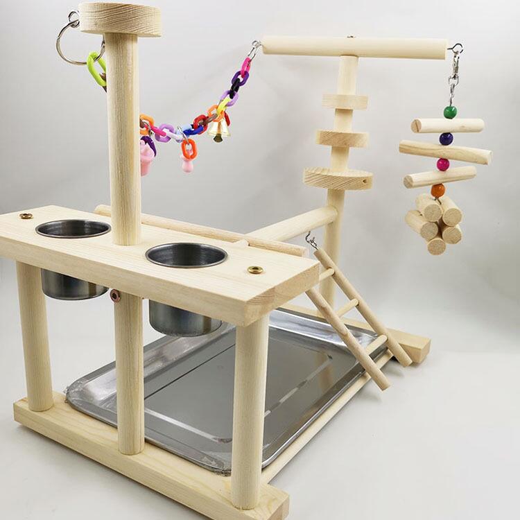 ココア牛乳インコバードアスレチックツリージム楽園シリーズ④ Qoo10] 【最新設計】【高さ約34cm】松の木イン