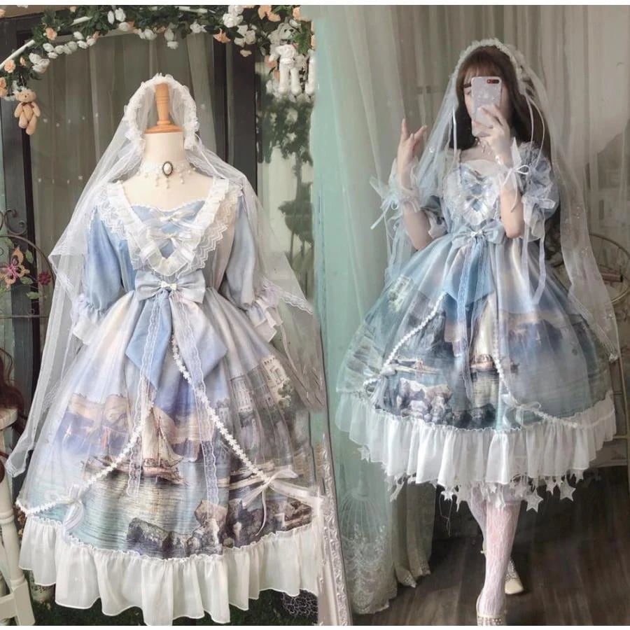 新発数量　白鳥の湖ワンピース　JSK　ドレス　日常　写真　舞台　変装ロリータ トップス 萌え レディース ゴスロリ ロリータファッシ