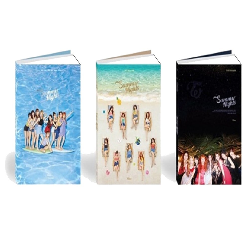 TWICE - SUMMER NIGHTS (2集スペシャルアルバム) 3種セット 合本_初回限定/ポスタープレゼント終了