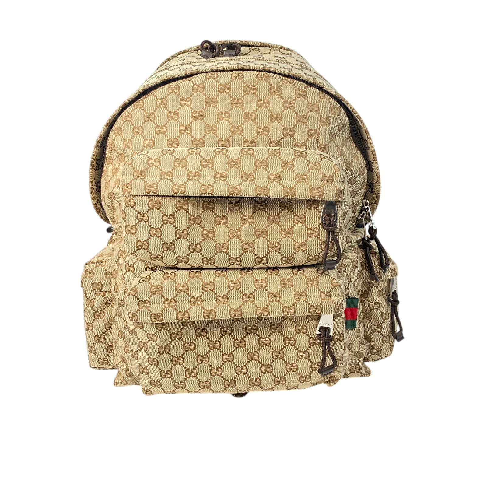定価52万 未使用 現行モデル グッチ GUCCI メンズ ラージ バックパック リュック GGキャンバス 800182