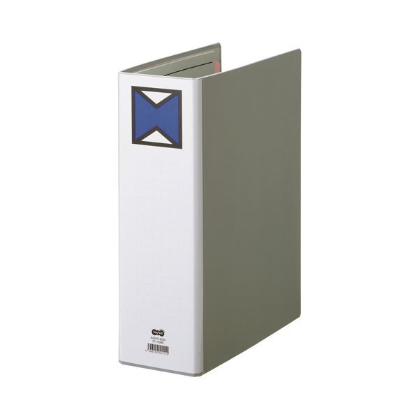 （まとめ） TANOSEE パイプ式ファイル 片開き A4タテ 800枚収容 背幅96mm グレー 1冊 10セット 11,881円