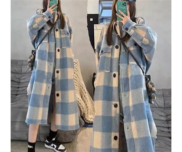 レディース ジャケット コート アウター 上着 ウールロングコート ロングコート ロング 長袖 襟付き スーツカラー ポケット 厚手 綿 かわいい カジュアル おしゃれ レトロ ボーイッシュ ルーズ