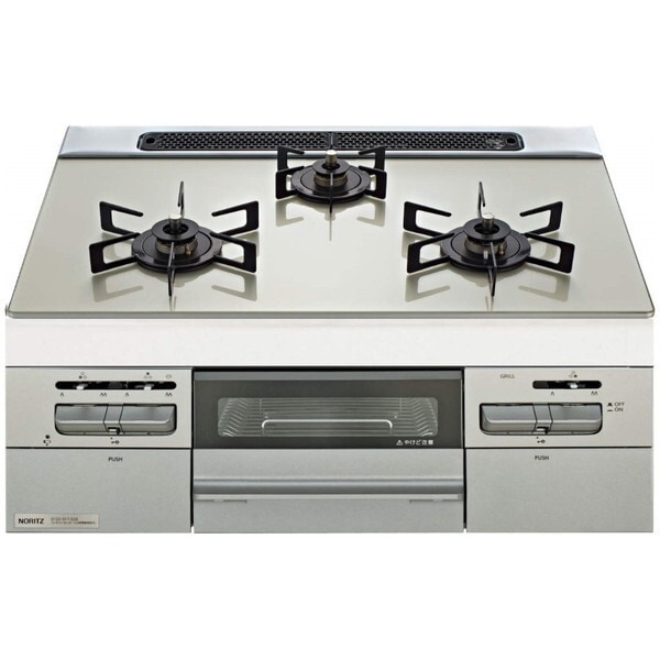 N3WV6RWAP2SIC-13A Mikke (ミッケ) ビルトインガスコンロ (都市ガス用・3口・両側強火タイプ・幅60cm)