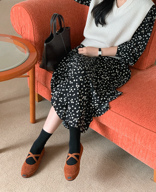 [MILOVANY] ローエンメリージェーンクッションバレエフラット2cm