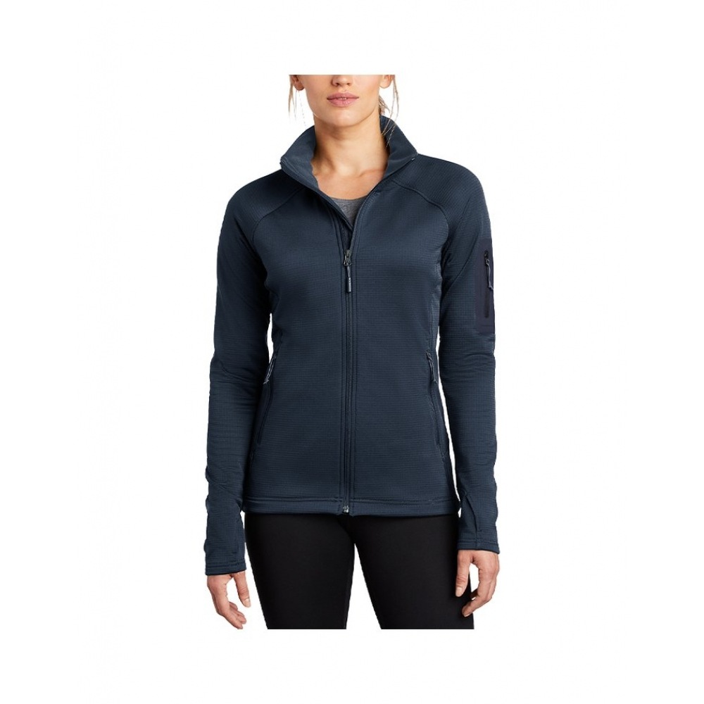 North Face 女性用フリースジップアップロングスリーブ