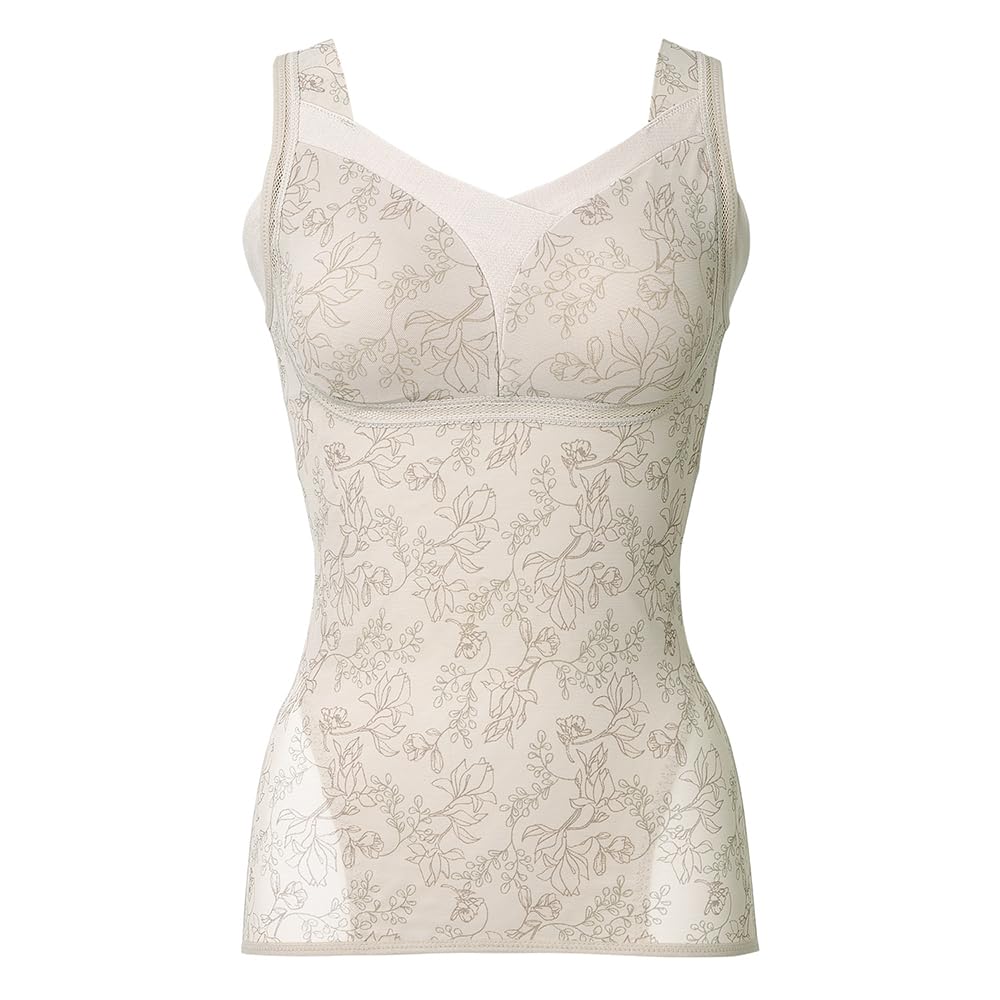 【最安値挑戦中】 [ブラデリス ニューヨーク] ノンワイヤー補整ブラキャミ ゆきねえモアソフト快適フルカップブラキャミ25 リリークリームベージュ M 4,888円