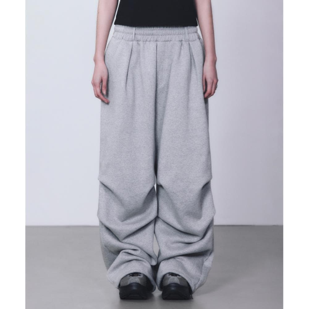 TREEMINGBIRD RENEWAL Rivet Sweat Setup Pants Gray TMB2