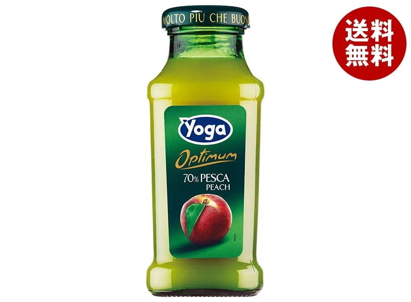 モンテ物産 ヨーガ スッコ・ディ・ペスカ(ピーチ) 200ml瓶×24本入×(2ケース)
