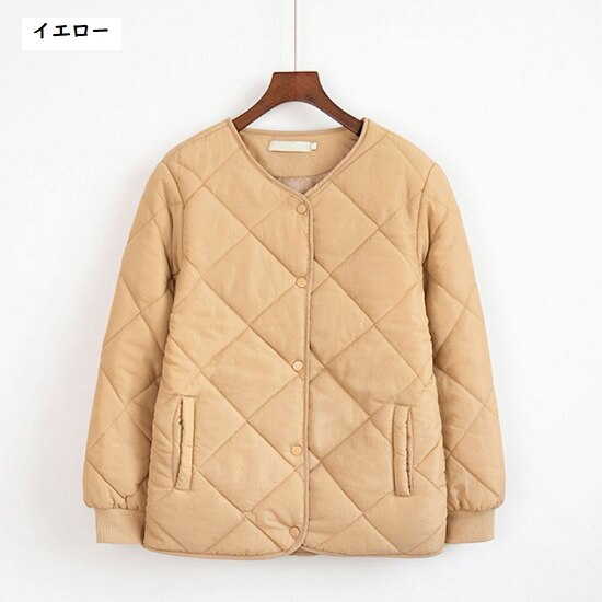 【取寄：納期2週間】コート レディース キルティング ショート丈 キルティングコート レディース 冬 かわいい コート レディース ゆったり 大きいサイズ コート レディース キルティング ショート丈