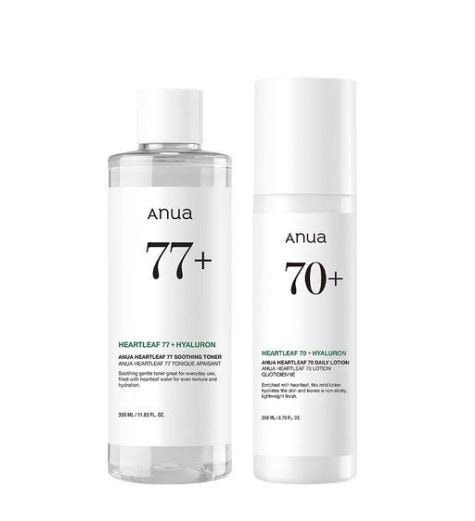 【正規品/大容量ドクダミ2種 企画セット】ドクダミ 77% スージングトナー350ml+デイリーリリーフローションクダミ さわやか鎮静ローション200ml/ヒアルロン酸/陳情/保湿/低刺激/敏感肌 5,777円