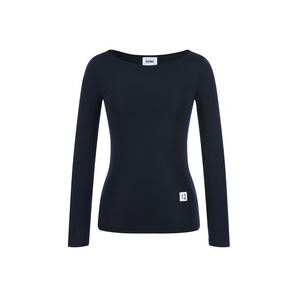P LABEL P LABEL スリムフィット長袖Tシャツ MW3ME235 D NVY