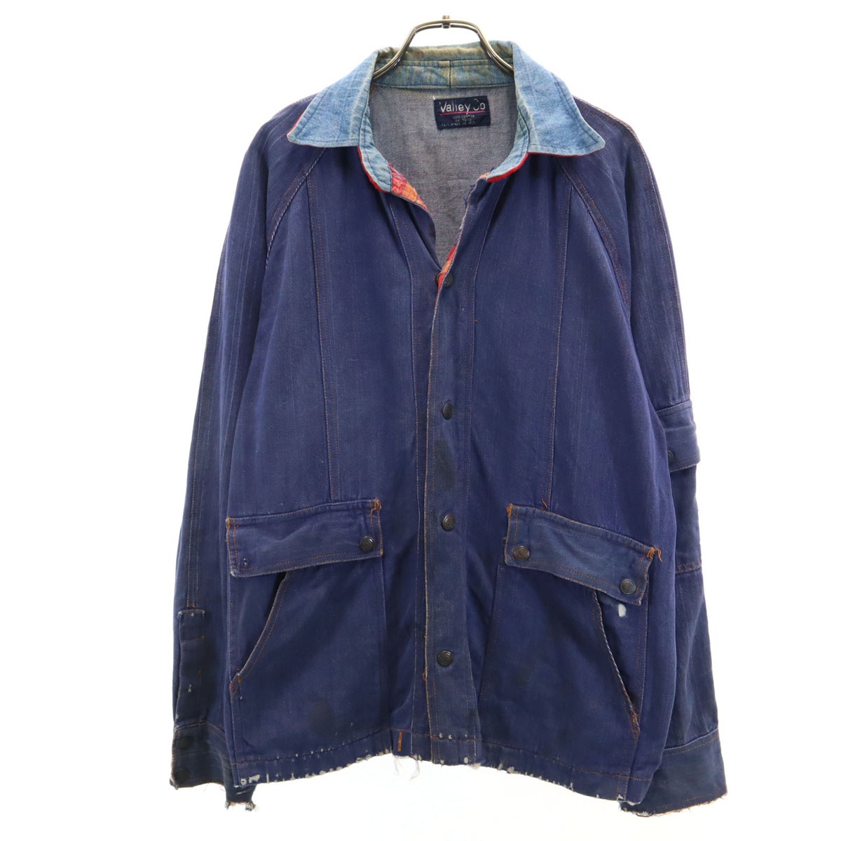 Valley Co バレーコー 70s 80s ヴィンテージ デニムジャケット L ネイビー ジージャン メンズ 古着
