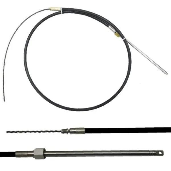 Aqmm5813 軽量ステアリングケーブル ステンレススチールボートステアリングケーブル M58タイプ 便利な取り付け