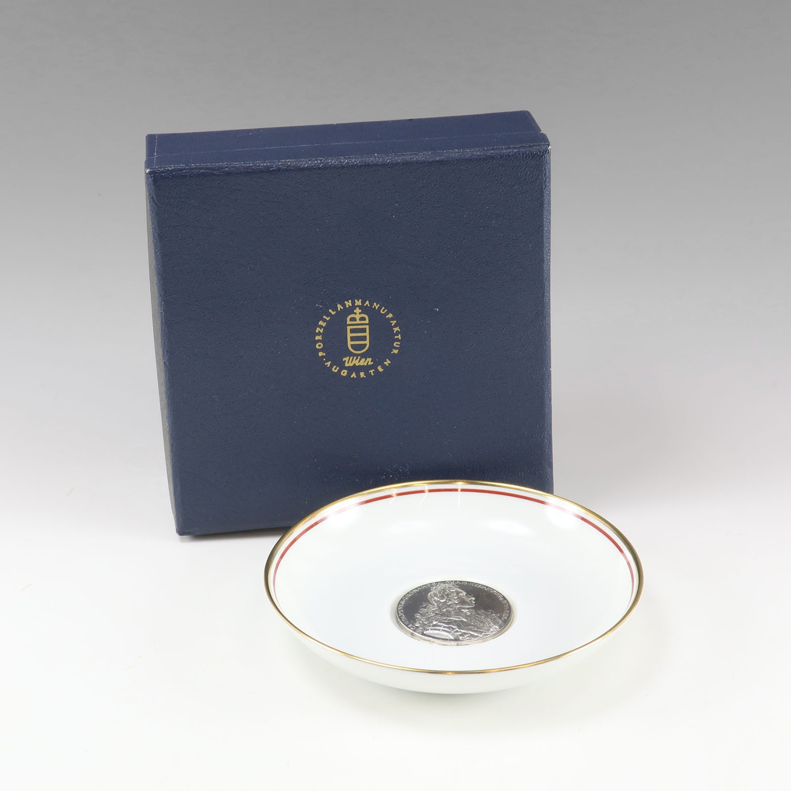 Augarten アウガルテン 1000 Jahre Österreich Edition 1996 オーストリア 1000年 貨幣 置物 オブジェ _ 中古品 A+ランク