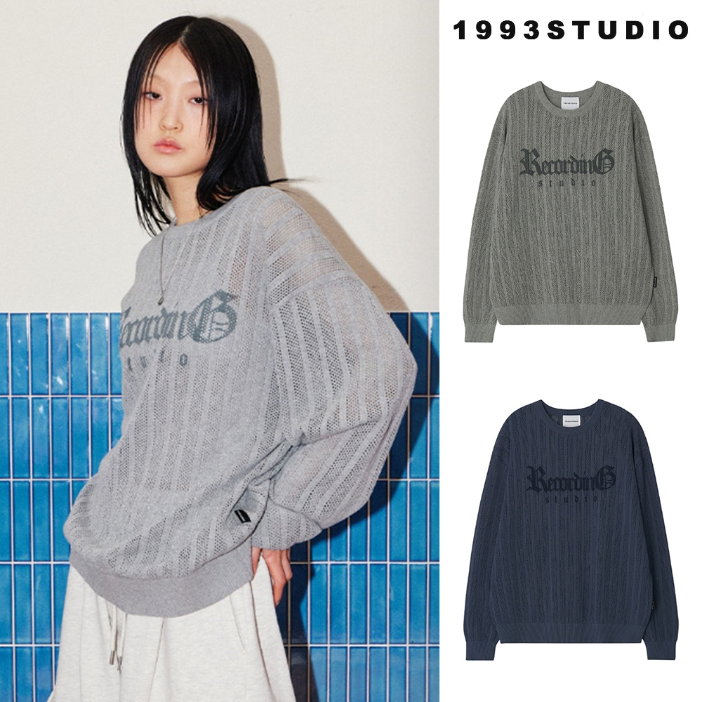 [1993studio] Recording Studio Openwork Knit