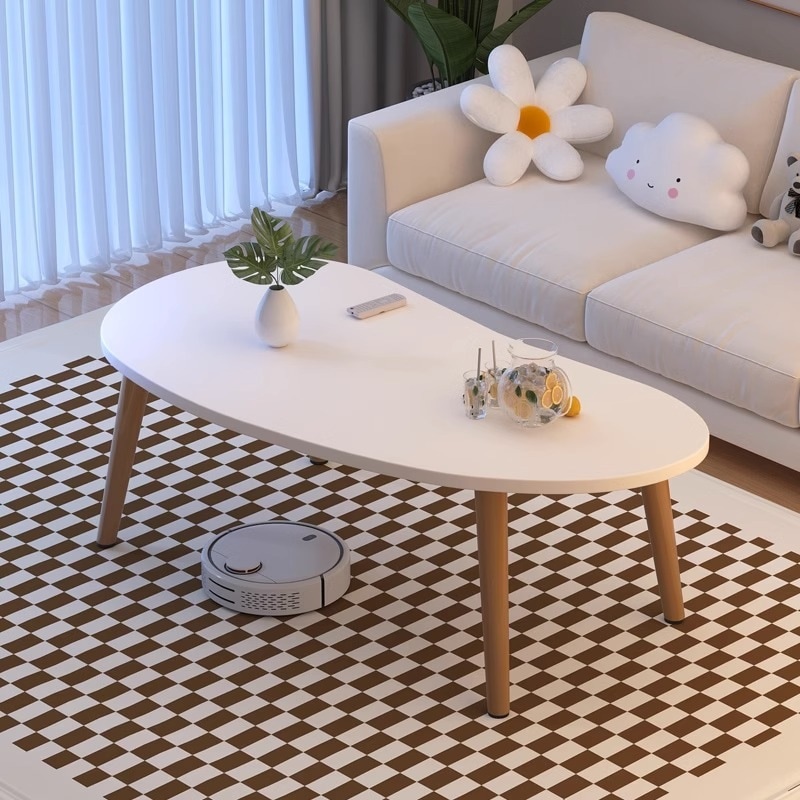 外贸制定茶几小户型客厅家用奶油风边几卧室阳台简易出租屋小桌子