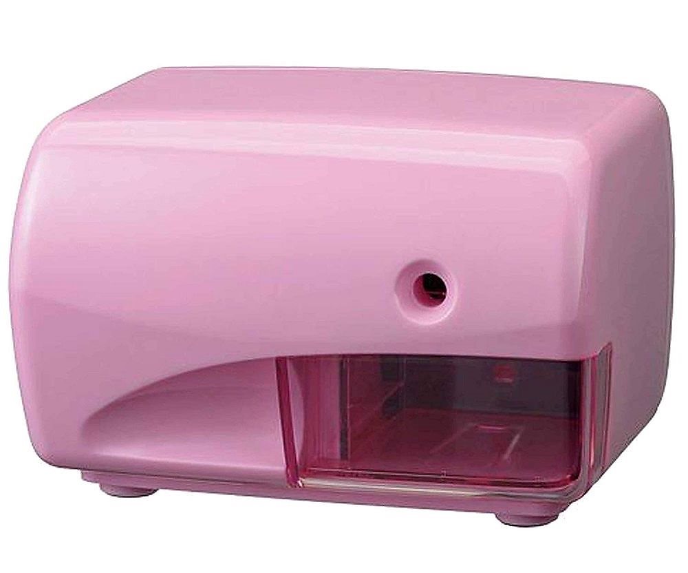 （まとめ買い）デビカ 電動えんぴつけずり 鉛筆削り ピンク S-02 043726 [x3]