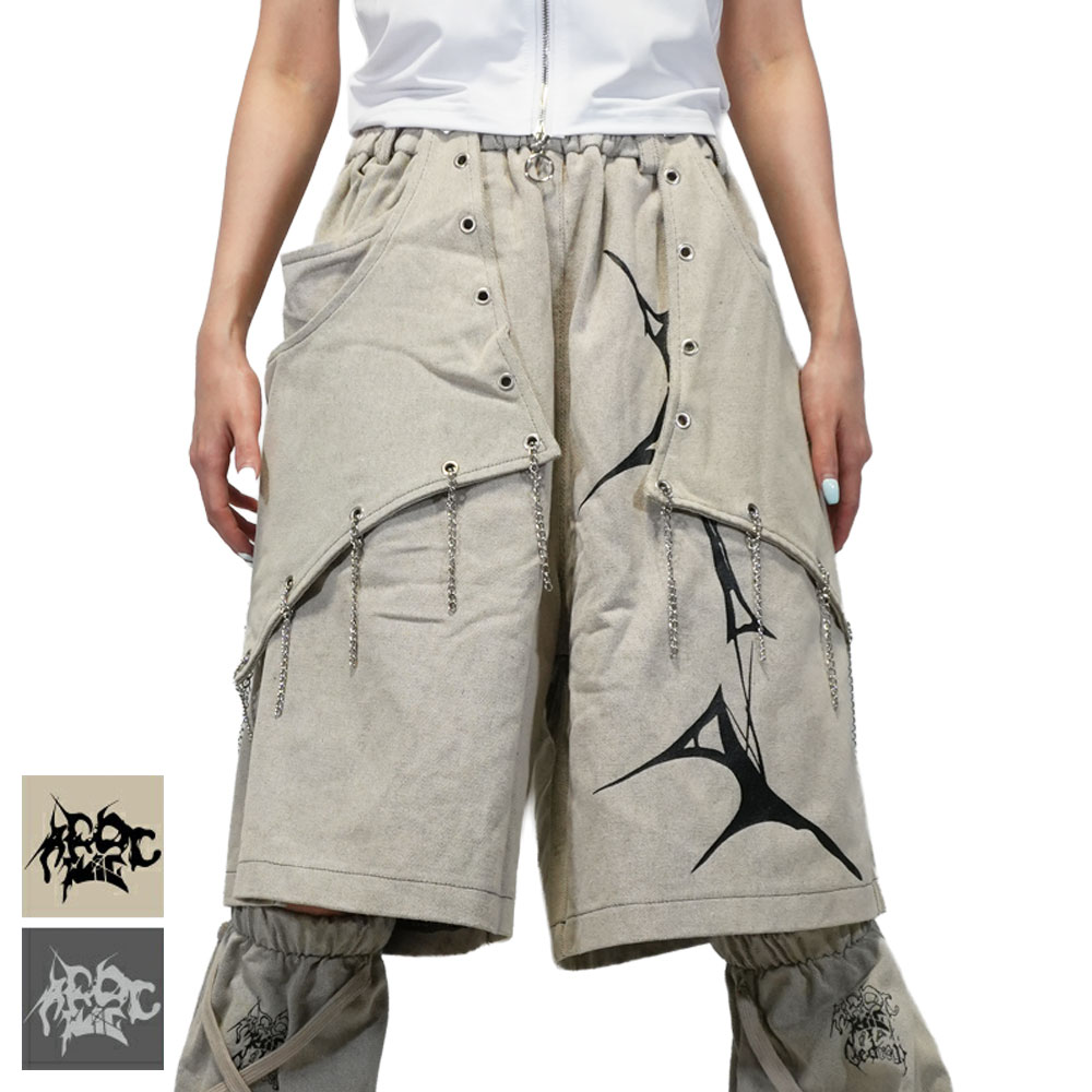 Cryptid Corpse ハーフパンツ 5分丈 ハーフ丈 原宿 原宿系 ファッション ゲドラジ Gedraji グランジ パンク pe-ged-hpt-01