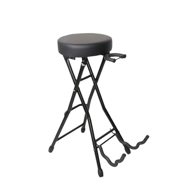 【3日出荷】ラストチャンスギター スタンドチェア 椅子 折りたたみ式 ギター立て 楽器スツール ギター弾き語りチェア エレクトリックギター練習用パイプ椅子 演奏用ギタースタンド