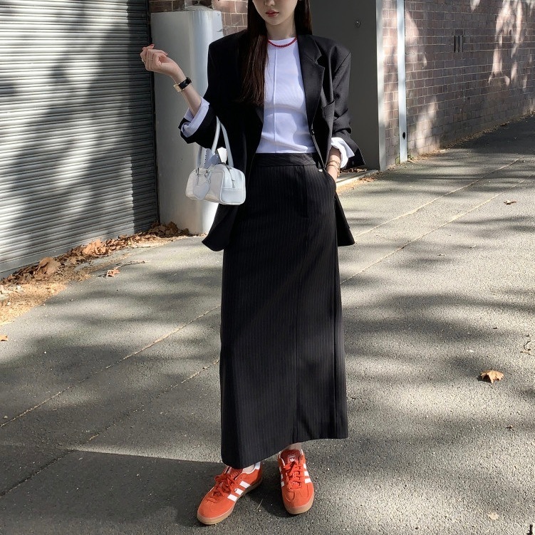 レディース スカート パンツ カラースカート ロングスカート マキシ タイト スリム 細身 ストレート Iライン ポケット ハイウエスト かわいい 大人可愛い きれいめ シンプル 上品 おしゃれ