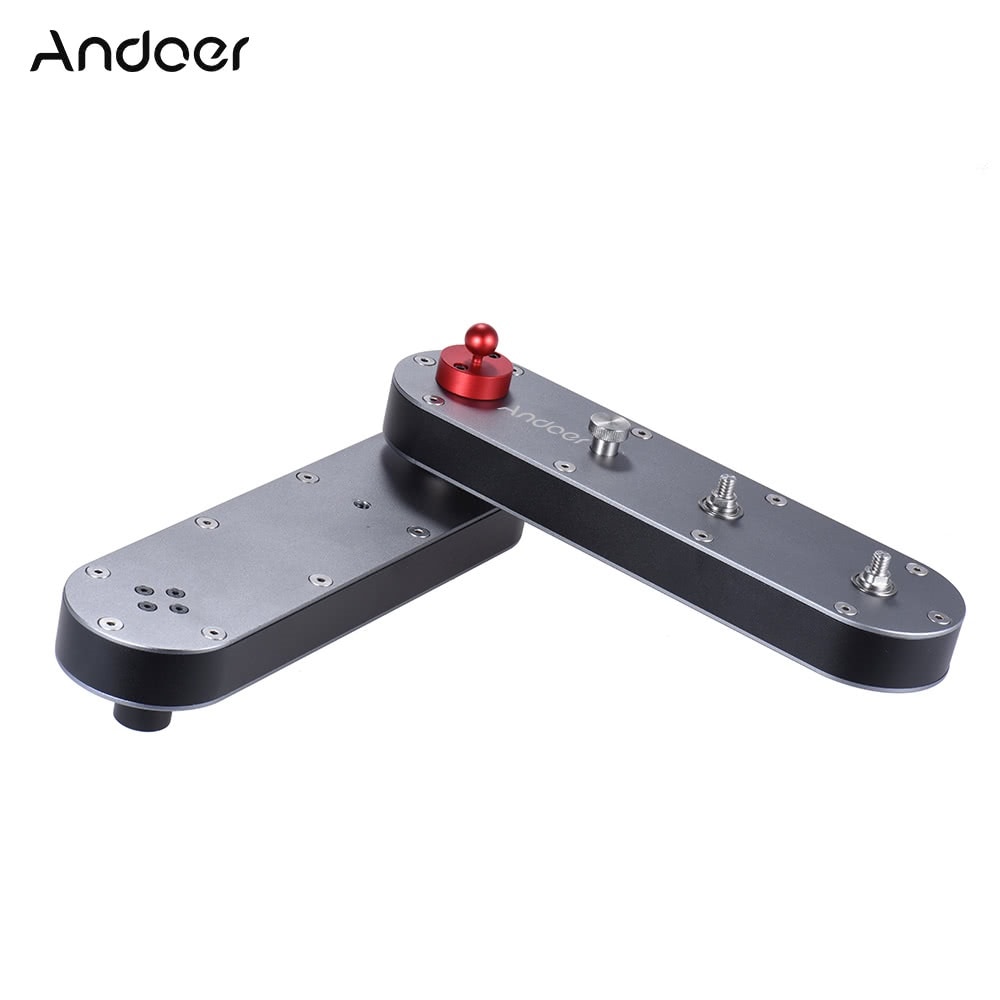 AndoerポータブルカメラスライダパニングとリニアモーションによりGoProのアクションカメラ/スマートフォン/ DSLR / ILDCカメラの最大4倍の距離を拡大