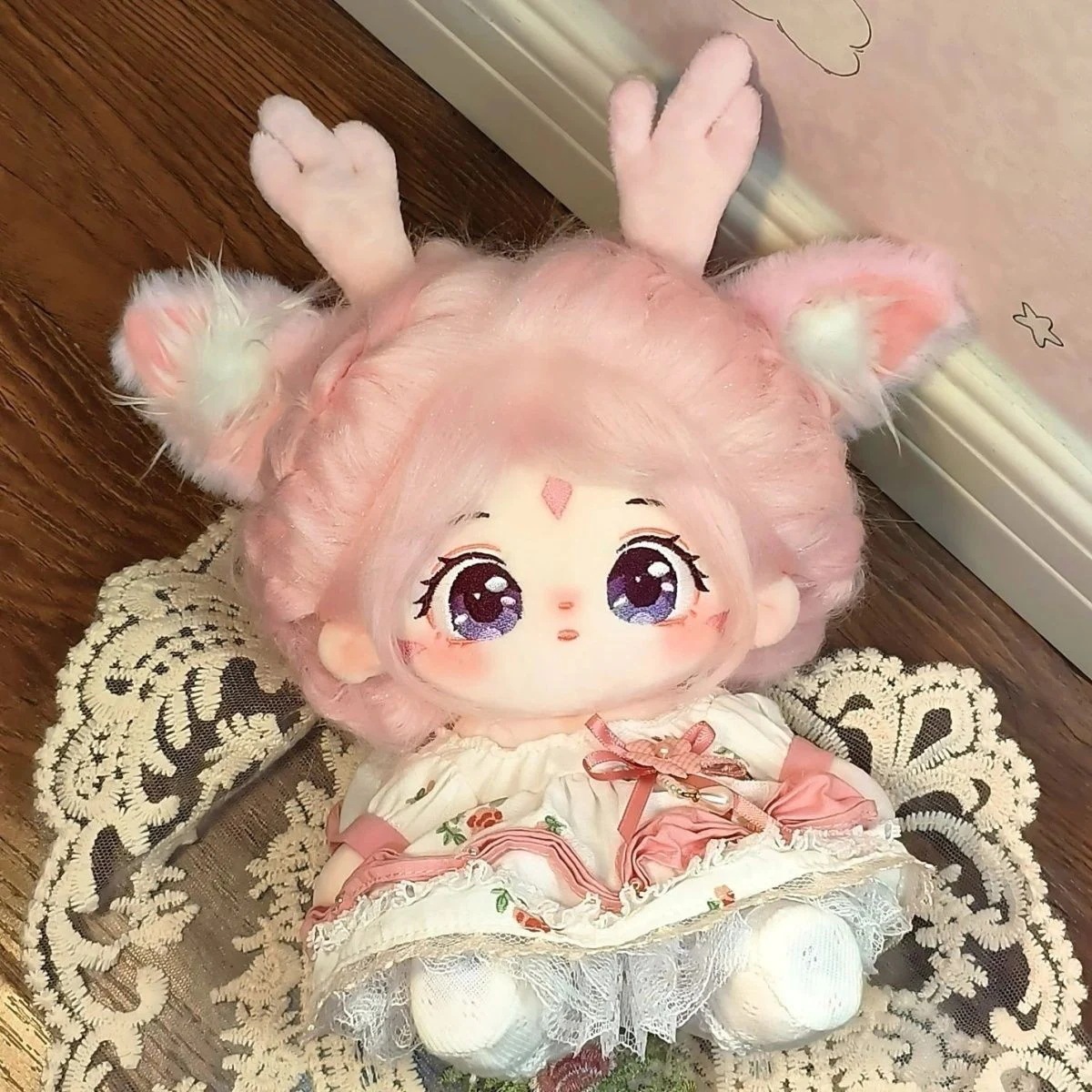 荣耀遇见神鹿瑶属性瑶一瑶綿人形cmかわいい同人グッズぬいぐるみギフト