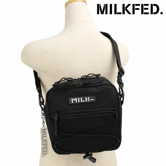デイリー スクエアショルダーバッグ [103251053009] 4L DAILY SQUARE SHOULDER BAG レディース 鞄 ショルダーバッグ ワンショルダー BLACK 正規取扱店